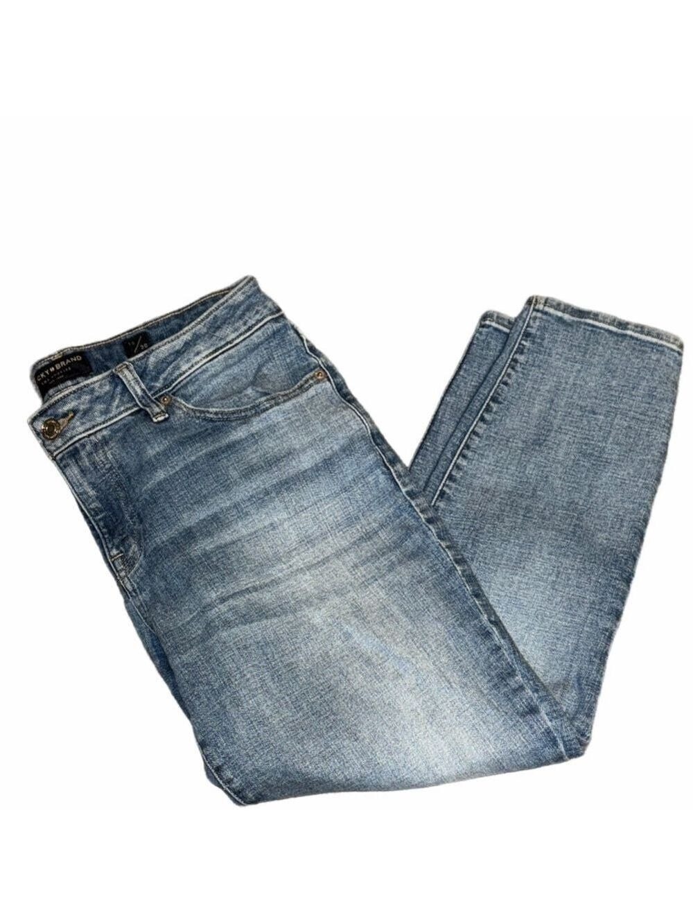 Lucky Brand Blue Cropped Jeans Low Rise